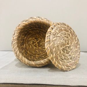 Vintage Accents - Boho Small Wicker Basket Vintage Accents - Boho Small Wicker Basket
